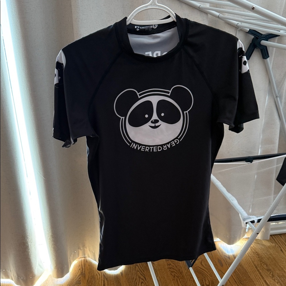 Inverted Gear Black Panda Rash Guard
